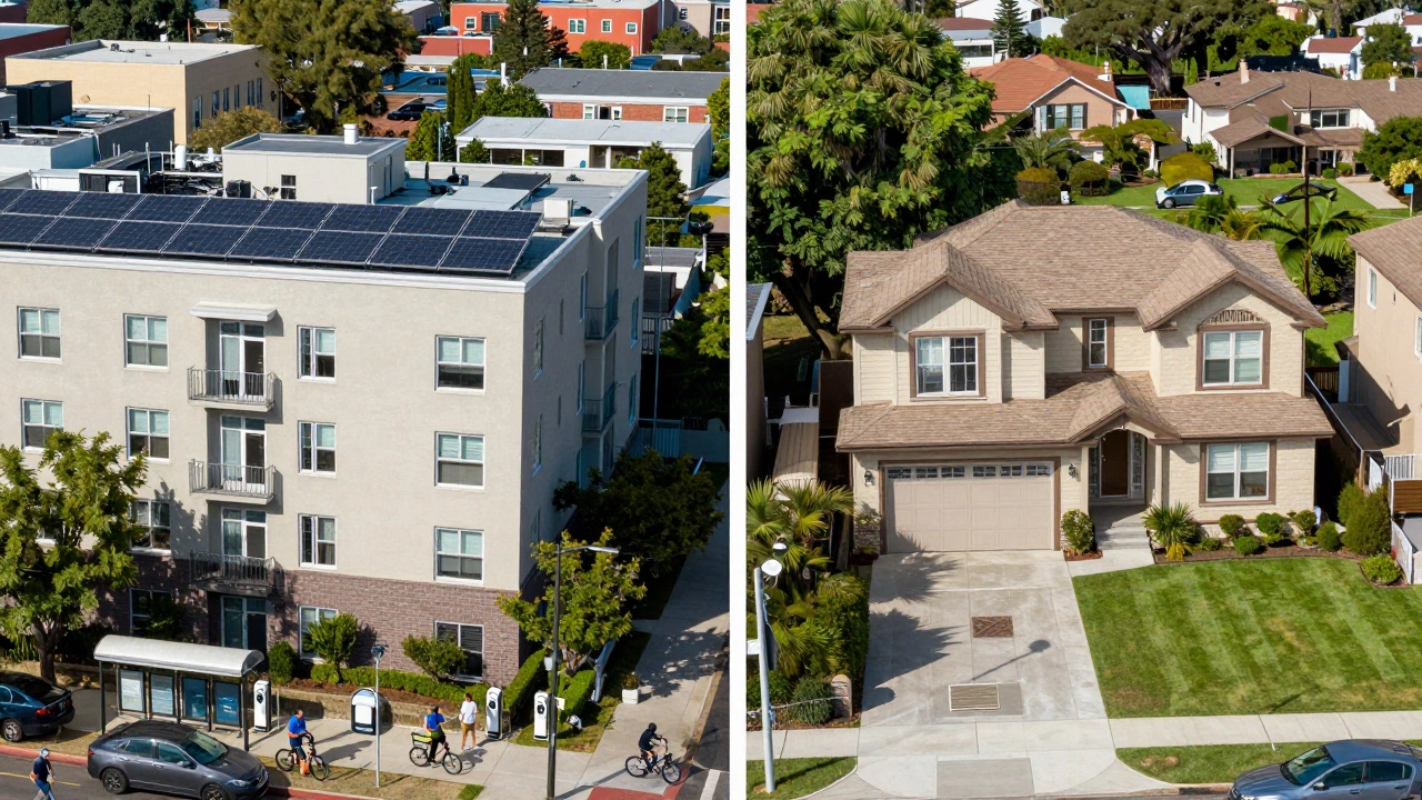 Is it more eco-friendly to live in an apartment or house?